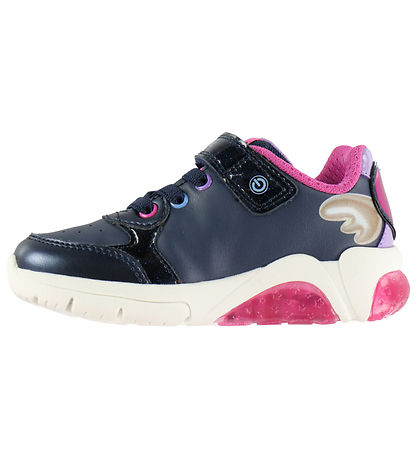 Geox Sko - Navy/Fuchsia