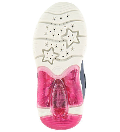 Geox Sko - Navy/Fuchsia
