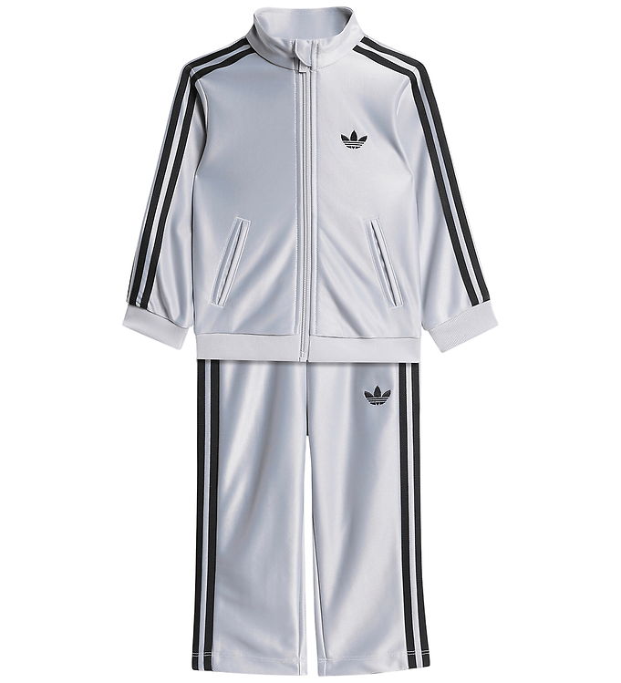adidas Originals Træningssæt - Firebird MET - Lysegrå