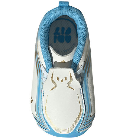 adidas Performance Hjemmesko - F50 Messi Crib - Ivory/Semi Blue 