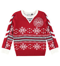 Hummel Bluse - DBU 26 XMAS 88 - Strik - Tango Red