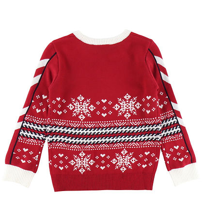 Hummel Bluse - DBU 26 XMAS 88 - Strik - Tango Red