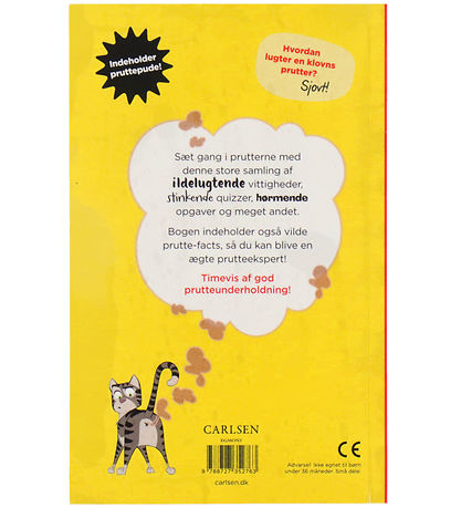 Forlaget Carlsen Bog - Den Store Pruttebog m. Pruttepude