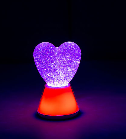Little L Lampe - 17 cm - Magic Glow - Hjerte