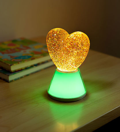 Little L Lampe - 17 cm - Magic Glow - Hjerte
