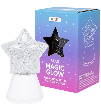 Little L Lampe - 12 cm - Magic Glow - Stjerne