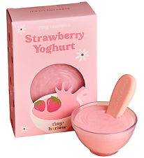 Tiny Harlow Dukketilbehør - Tiny Tummies - Jordbær Yoghurt