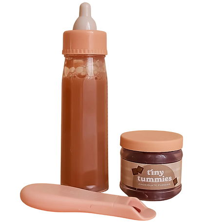Tiny Harlow Dukketilbehør - Tiny Tummies - Chokolade sæt
