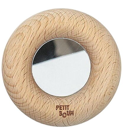 Petit Boum Sanselegetøj - Træ Donut - Spejl