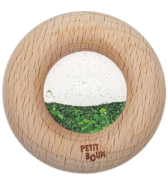Petit Boum Sanselegetøj – Træ – Donut – Grøn