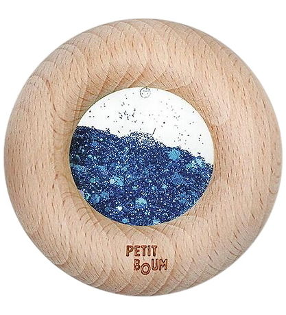 Petit Boum Sanselegetøj - Træ - Donut - Blå