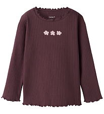 Name it Bluse - Rib - NMFRYNA - Catawba Grape