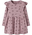 Name It Kjole - Rib - NmfRulies - Mauve Shadows