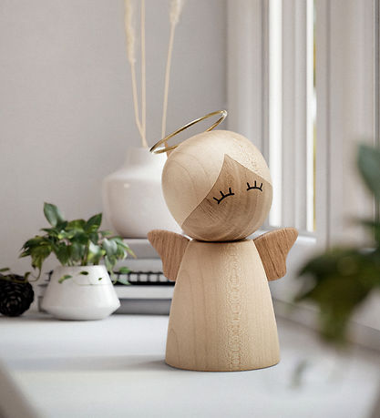 FableWood Stor Engel - Agnes - 12 cm - Jul