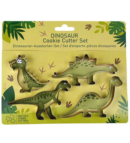 Walter's Cookie Cutters Småkageforme Sæt - Dinosaur