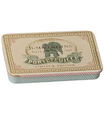 Maileg Metal box w. Sliding lid - Jumbo Coins - Blue