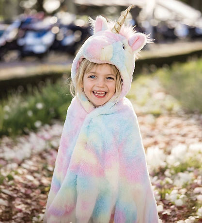 Great Pretenders Udklædning - Unicorn Kappe - Rainbow