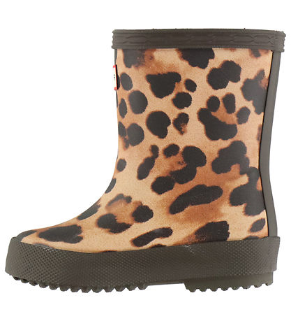 Hunter Gummistøvler - Kids First Leopard Print - Chocolate Brown