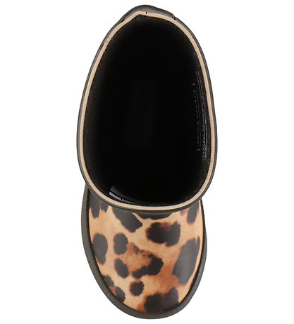 Hunter Gummistøvler - Kids First Leopard Print - Chocolate Brown