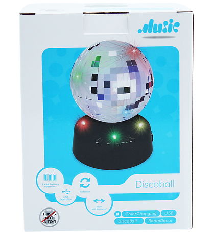 Music Lampe - Diskokugle - 17 cm