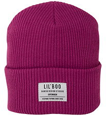Lil'Boo Copenhagen hue - Strik - Hygge Beanie - Clear Plum
