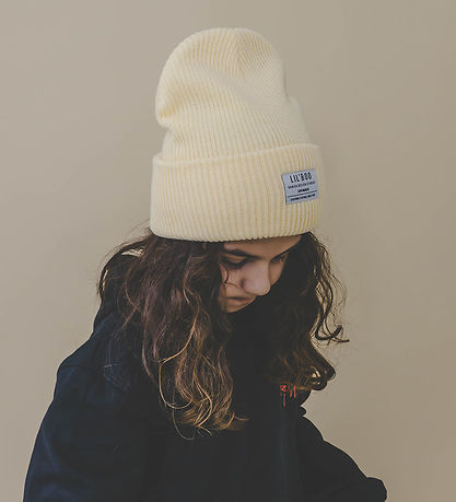 Lil'Boo Copenhagen hue - Strik - Hygge Beanie - Cream