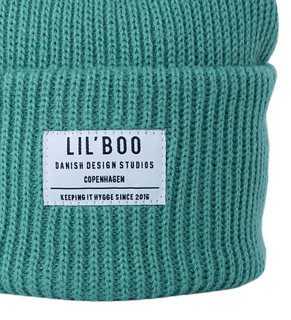 Lil'Boo Copenhagen hue - Strik - Hygge Beanie - Ocean Green