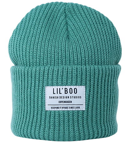 Lil'Boo Copenhagen hue - Strik - Hygge Beanie - Ocean Green