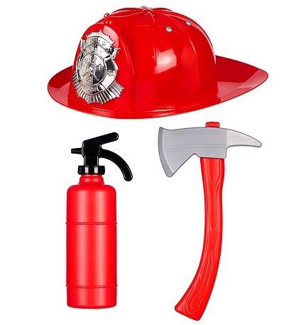 Souza Udklædning - Brandmand - Rød