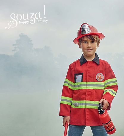 Souza Udklædning - Brandmand - Rød