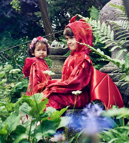 Souza Udklædning - Kappe - Drage - Rød Souza Udklædning - Kappe - Drage - Rød