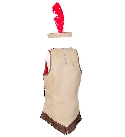 Souza Udklædning - Indianer - Sihu - Brun/Rød