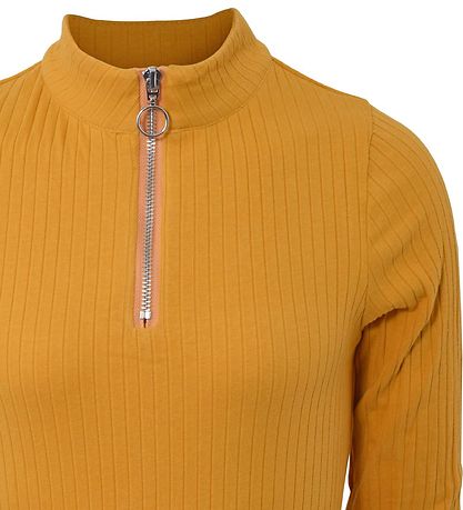 Hound Bluse - Zip - Dusty Yellow Hound Bluse - Zip - Dusty Yellow