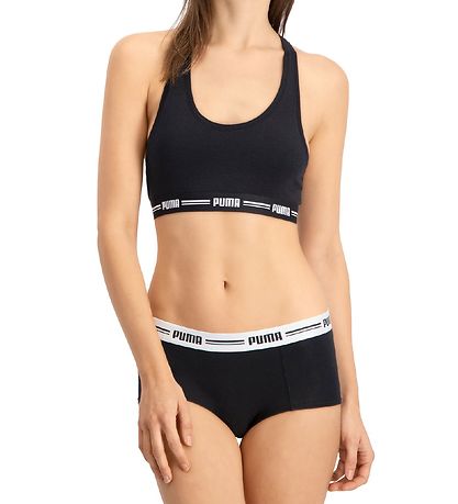 Puma Hipsters - Mini Shorts - 2-pak - Sort Puma Hipsters - Mini Shorts - 2-pak - Sort