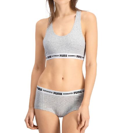Puma Top - Racerback - Grey melange