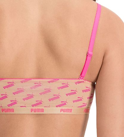Puma Top - Bandeau - Beige w. Logo Puma Top - Bandeau - Beige w. Logo