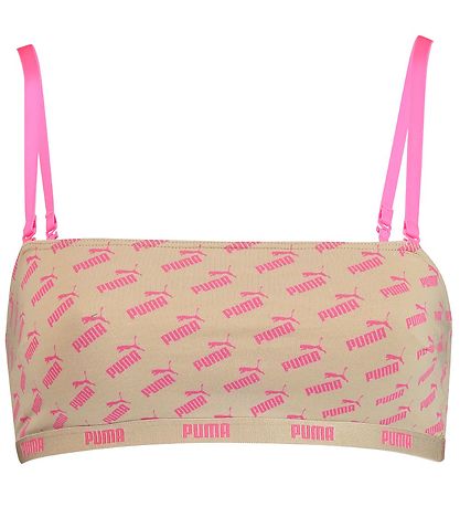 Puma Top - Bandeau - Beige w. Logo Puma Top - Bandeau - Beige w. Logo