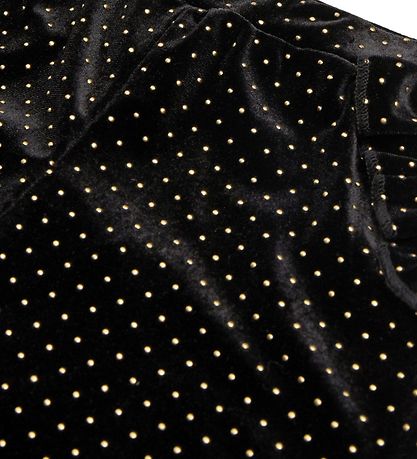 Petit by Sofie Schnoor Velvet Trousers - Holly - Black w. Dots Petit by Sofie Schnoor Velvet Trousers - Holly - Black w. Dots