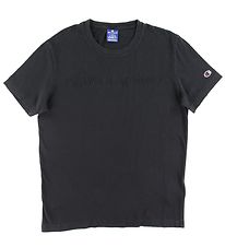 Champion 패션 티셔츠 - 블랙 Champion 패션 티셔츠 - 블랙