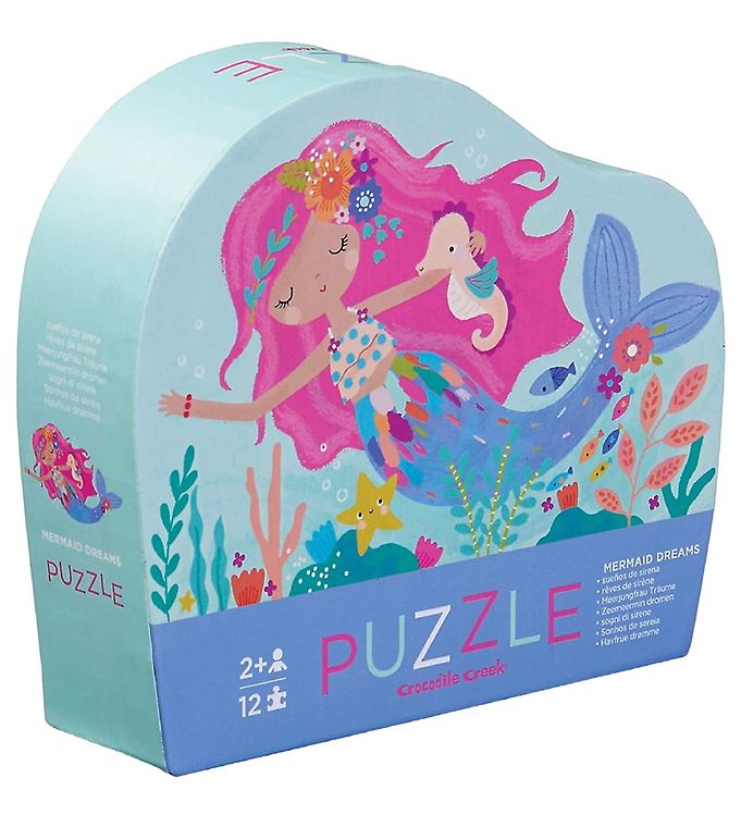 Crocodile Creek Puslespil - 12 Brikker - Mermaid Dreams