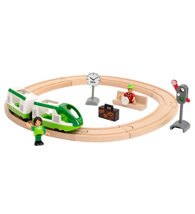BRIO World Togbanesæt - 16 Dele - Circle Train 33847 kr. 267,95,-