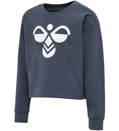 Hummel Sweatshirt - Cropped - hmlCinco - Grey Hummel Sweatshirt - Cropped - hmlCinco - Grey