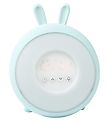 Rabbit & Friends Vækkeur m. Lys - 20x15x6 cm - Wake Up - Blå Rabbit & Friends Vækkeur m. Lys - 20x15x6 cm - Wake Up - Blå