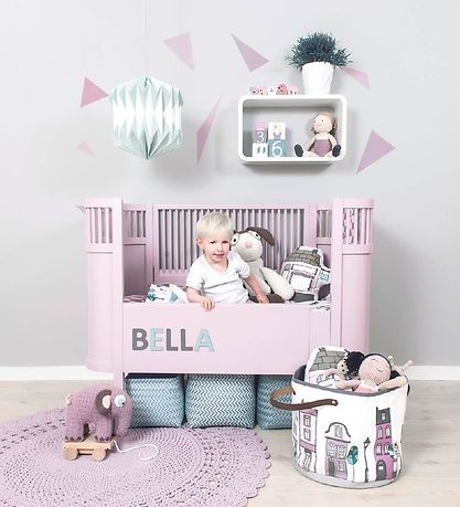 Sebra Wallstickers - Rosa Geometrisk Fugl Sebra Wallstickers - Rosa Geometrisk Fugl