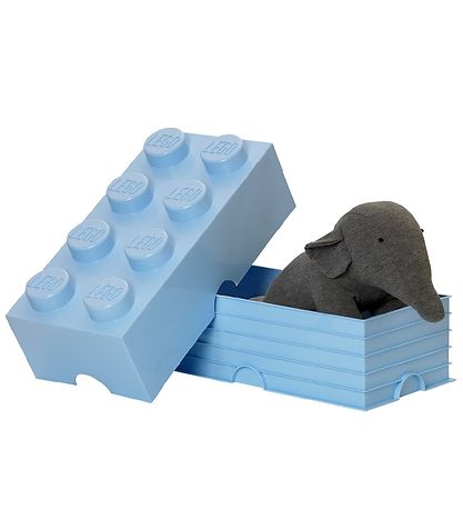 LEGO® Storage Opbevaringsboks - 8 Knopper - 50x25x18 - Lyseblå LEGO® Storage Opbevaringsboks - 8 Knopper - 50x25x18 - Lyseblå