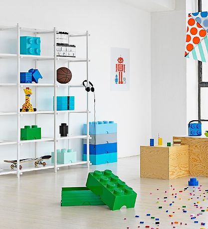 LEGO® Storage Opbevaringsboks - 8 Knopper - 50x25x18 - Lyseblå LEGO® Storage Opbevaringsboks - 8 Knopper - 50x25x18 - Lyseblå