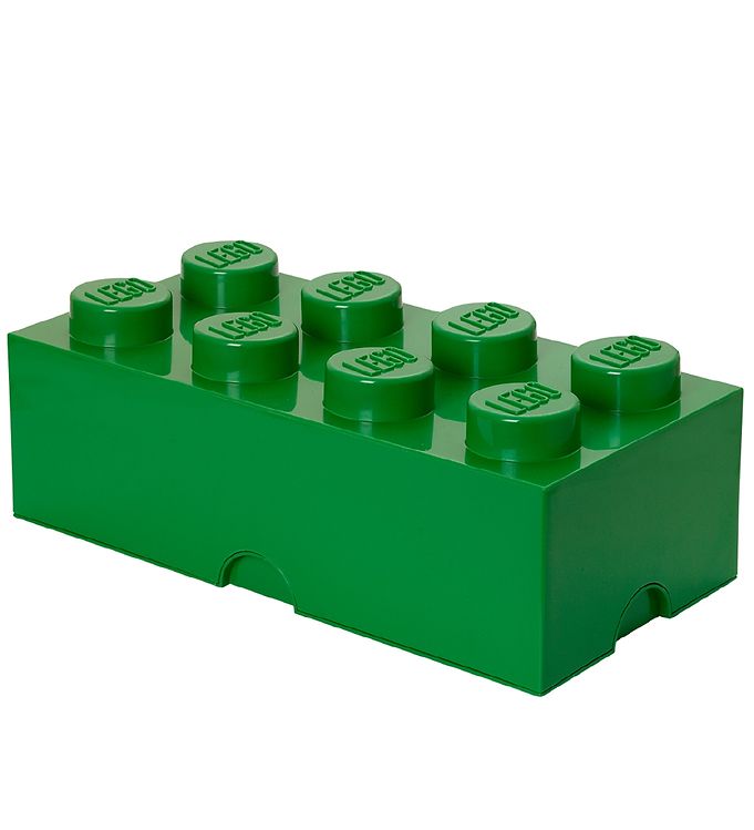 LEGO® Storage Opbevaringsboks - 8 Knopper - 50x25x18 - Grøn