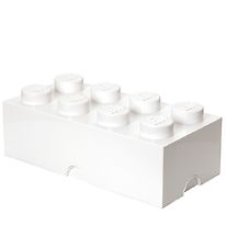 LEGO® Storage Opbevaringsboks - 8 Knopper - 50x25x18 - Hvid