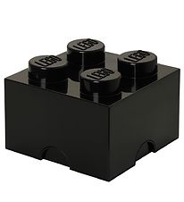 LEGO® Storage Opbevaringsboks - 4 Knopper - 25x25x18 - Sort