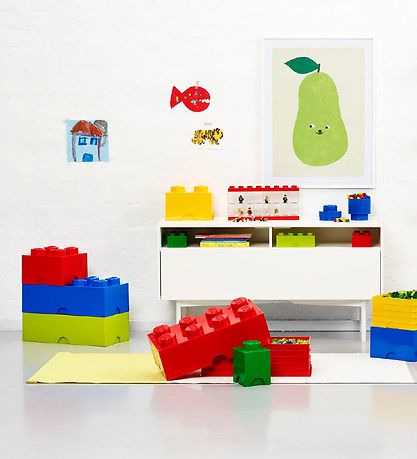 Boîte de rangement LEGO® Storage - 8 Boutons - 50x25x18 - Rouge Boîte de rangement LEGO® Storage - 8 Boutons - 50x25x18 - Rouge